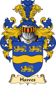 English Coat of Arms (v.23) for the family Hawes