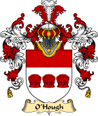 Irish Family Coat of Arms (v.25a) O'Hough