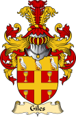 English Coat of Arms (v.23) for the family Giles or Gyles