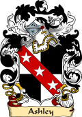 English or Welsh Family Coat of Arms (v.23) for Ashley