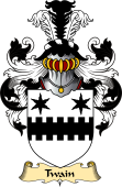 English Coat of Arms (v.23) for the family Twine or Twain