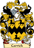 English or Welsh Family Coat of Arms (v.23) for Carrick (Gloucestershire)