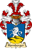 v.23 Coat of Family Arms from Germany for Hornberger