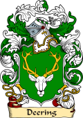 English or Welsh Family Coat of Arms (v.23) for Deering (Kent-1664)