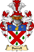 English Coat of Arms (v.23) for the family Burrell