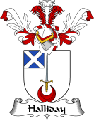 Coat of Arms from Scotland for Halliday