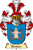 v.23 Coat of Family Arms from Germany for Bender