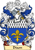 English or Welsh Family Coat of Arms (v.23) for Dixon
