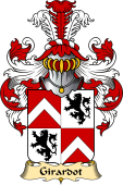 French Family Coat of Arms (v.23) for Girardot