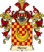 French Family Coat of Arms (v.25) Hervé