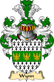 English Coat of Arms (v.23) for the family Winn or Wynn