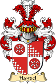 v.23 Coat of Family Arms from Germany for Handel