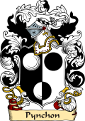 English or Welsh Family Coat of Arms (v.23) for Pynchon (or Pinchon)