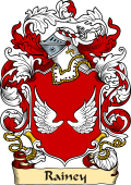English or Welsh Family Coat of Arms (v.23) for Rainey (Ref Berry)