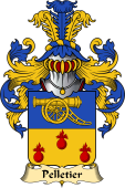 French Family Coat of Arms (v.23) for Pelletier