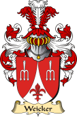 v.23 Coat of Family Arms from Germany for Weicker