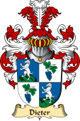 v.23 Coat of Family Arms from Germany for Dieter