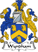 English Coat of Arms for the family Wyndham