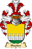 v.23 Coat of Family Arms from Germany for Huetter