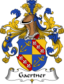 German Wappen Coat of Arms for Gaertner