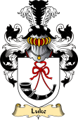 English Coat of Arms (v.23) for the family Luke