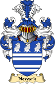 English Coat of Arms (v.23) for the family Newark (e)