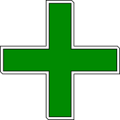 Cross, Plain Fimbriated