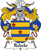 Portuguese Coat of Arms for Rebelo