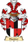 v.23 Coat of Family Arms from Germany for Hander