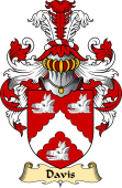 English Coat of Arms (v.23) for the family Davis
