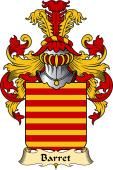 French Family Coat of Arms (v.23) for Barret