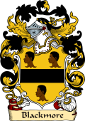 English or Welsh Family Coat of Arms (v.23) for Blackmore (1651)