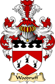 English Coat of Arms (v.23) for the family Woodroff or Woodruff