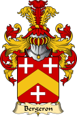 French Family Coat of Arms (v.23) for Bergeron