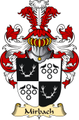 v.23 Coat of Family Arms from Germany for Mirbach