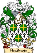 English or Welsh Family Coat of Arms (v.23) for Heathcote (Lord Mayor of London, 1711)