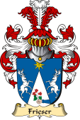 v.23 Coat of Family Arms from Germany for Frieser