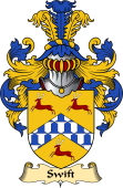 English Coat of Arms (v.23) for the family Swift