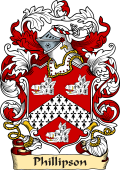 English or Welsh Family Coat of Arms (v.23) for Phillipson (Westmoreland)