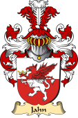 v.23 Coat of Family Arms from Germany for Jahn