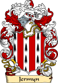 English or Welsh Family Coat of Arms (v.23) for Jermyn (Sussex and Devonshire)