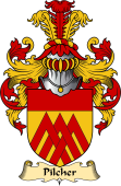 English Coat of Arms (v.23) for the family Pilcher