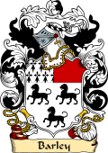 English or Welsh Family Coat of Arms (v.23) for Barley (Derbyshire)