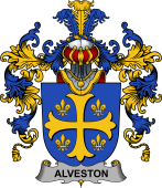 Irish Family Coat of Arms (v.25b) Alveston