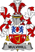 Irish Coat of Arms for Mulvihill or O'Mulvihill
