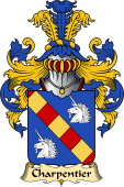 French Family Coat of Arms (v.23) for Charpentier