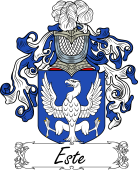 Araldica Italiana Coat of arms used by the Italian family Este