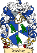 English or Welsh Family Coat of Arms (v.23) for Stocker (Somersetshire 1484)