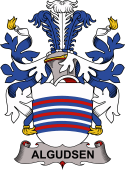Coat of arms used by the Danish family Algudsen