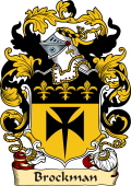 English or Welsh Family Coat of Arms (v.23) for Brockman (Kent, 1606)
